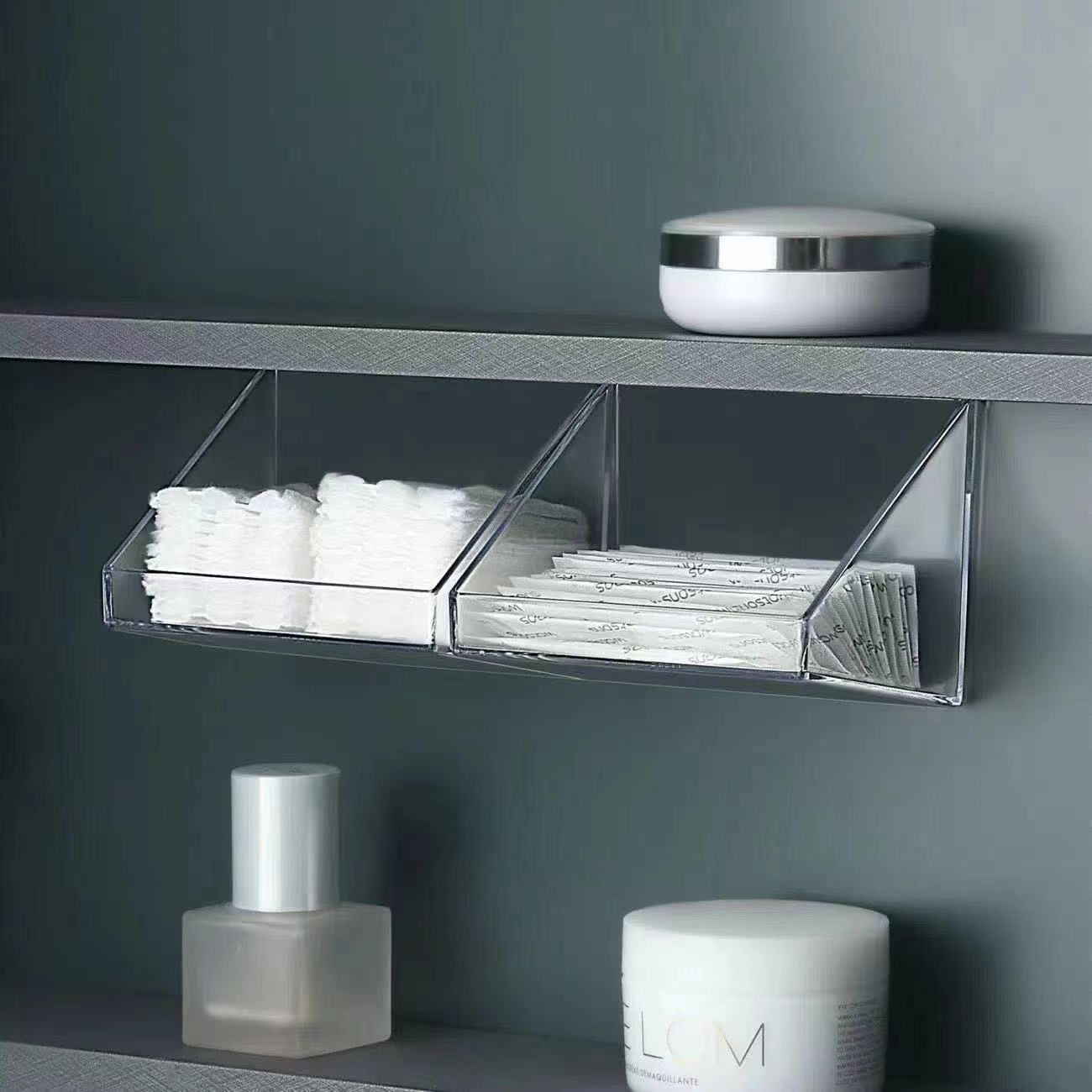 Wandmontierter Kosmetik-Organizer-Regal