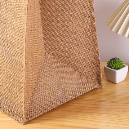 Jute-Tragetasche mit Baumwollgriffen